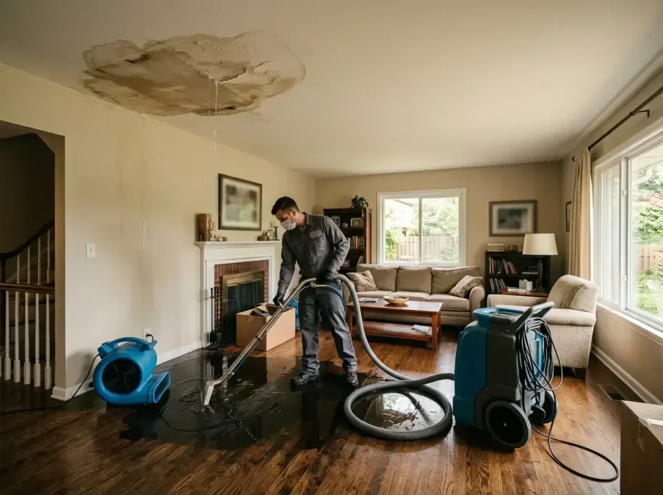 attic-pipe-burst-ceiling-drip-008 — frequently asked questions, Water Damage Restoration & Carpet Care in Bel Air, MD